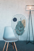 Boho 04 - Bohem Tarz Yaprak Soyut Şekiller Dekoratif Duvar Sticker