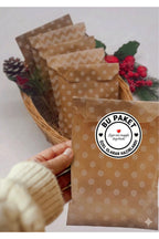 Paketleme Kutularına Özel Tasarım Etiketler 4 cm Çapında 15 Adet