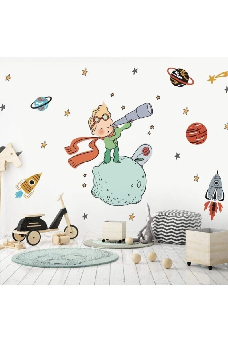 Küçük Prens 2 Duvar Sticker Seti - Sim720