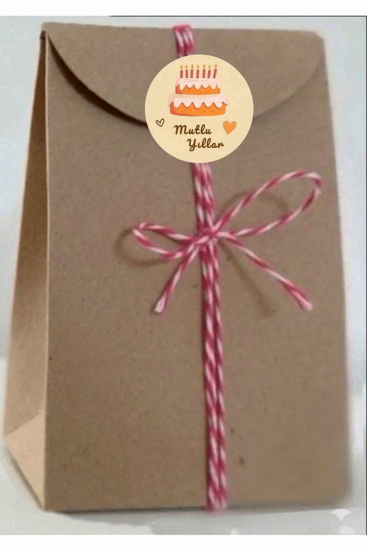 Doğum Günü tebrik sticker seti, 4x4 cm 15 adet Etiket seti