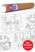 Kids Öğretmenler Günü Kutlu Olsun Aktivite Rulo Boyama Kağıdı 60cm X 2,5 Metre