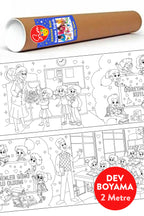 Kids Öğretmenler Günü Kutlu Olsun Aktivite Rulo Boyama Kağıdı 60cm X 2,5 Metre