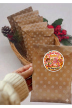 İyi Bayramlar yazılı, Paketleme Kutularına Özel Tasarım Etiketler 4 cm Çapında 15 Adet Etiket