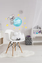 Koala Dream Big Little One Duvar Sticker Seti