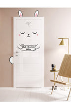 Tavşancık Kapı Sticker - Tatlı Kızımın Odası