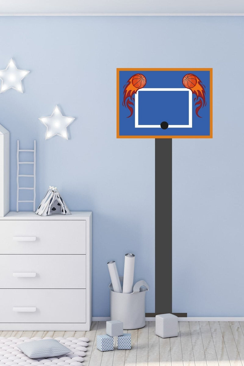 Basketbol Pota Duvar Sticker