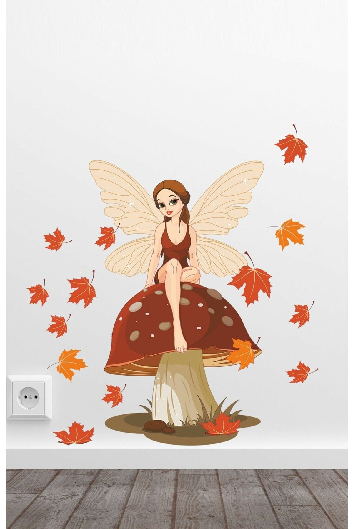Bahar Perisi Çocuk Odası Duvar Sticker Renkli