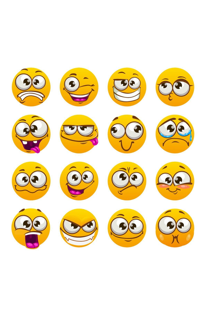 Komik Suratlar Emoji Duşakabin Kapı Duvar Dolap Sticker