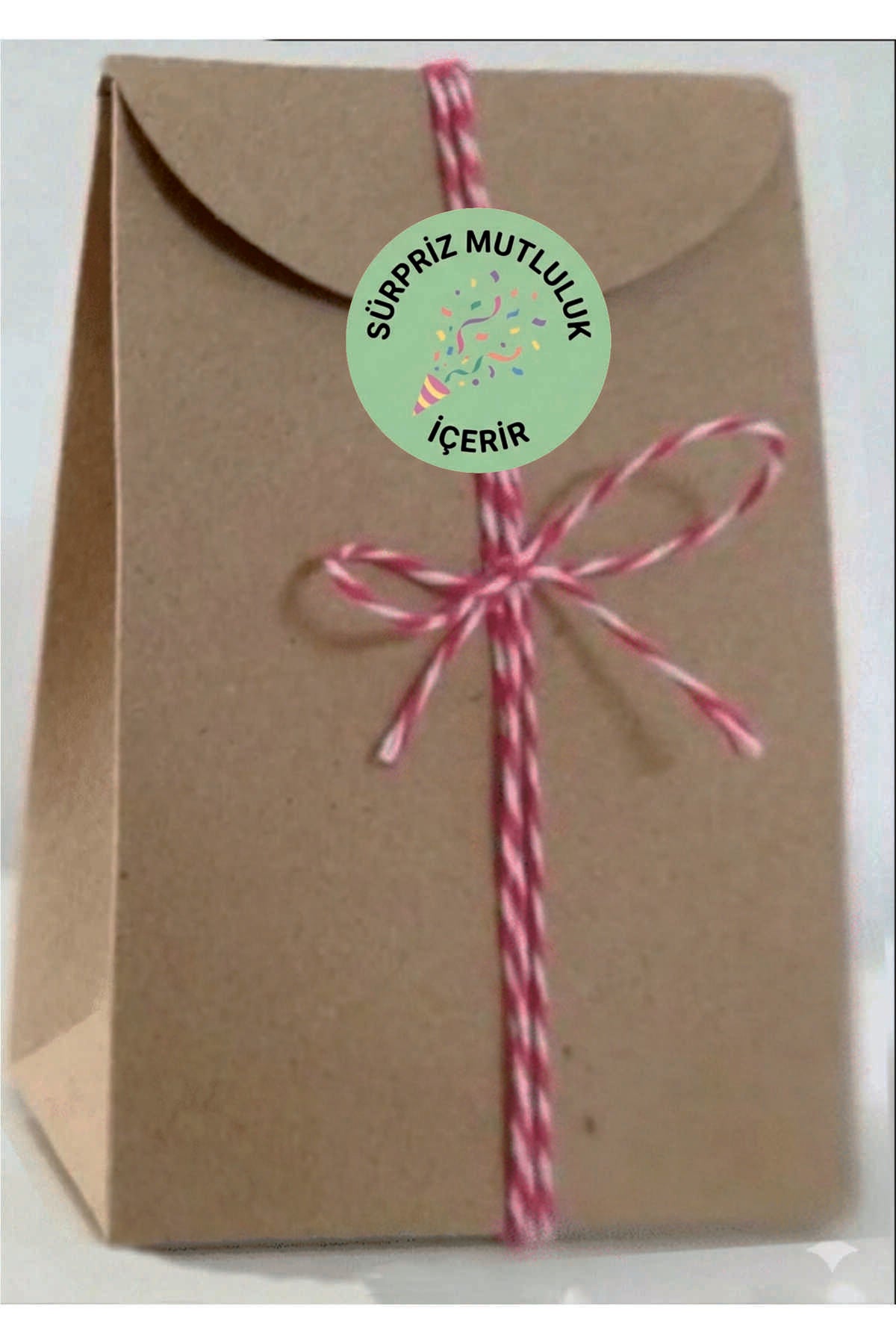 Paketleme Kutularına Özel Tasarım Etiketler 4 cm Çapında 15 Adet