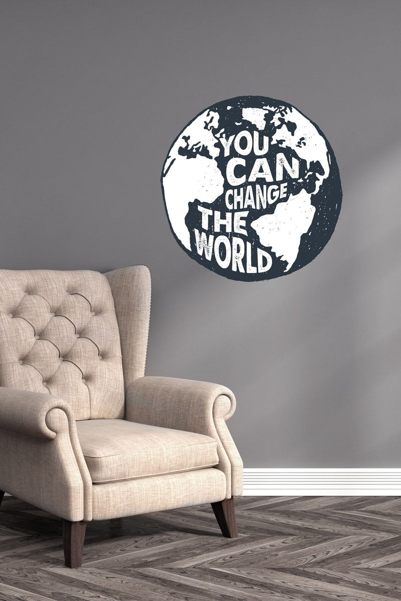 Change World Duvar Sticker Seti