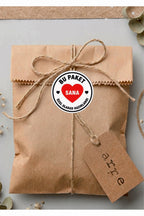 Paketleme Kutularına Özel Tasarım Etiketler 4 cm Çapında 15 Adet Sizin için sevgiyle hazırlandı