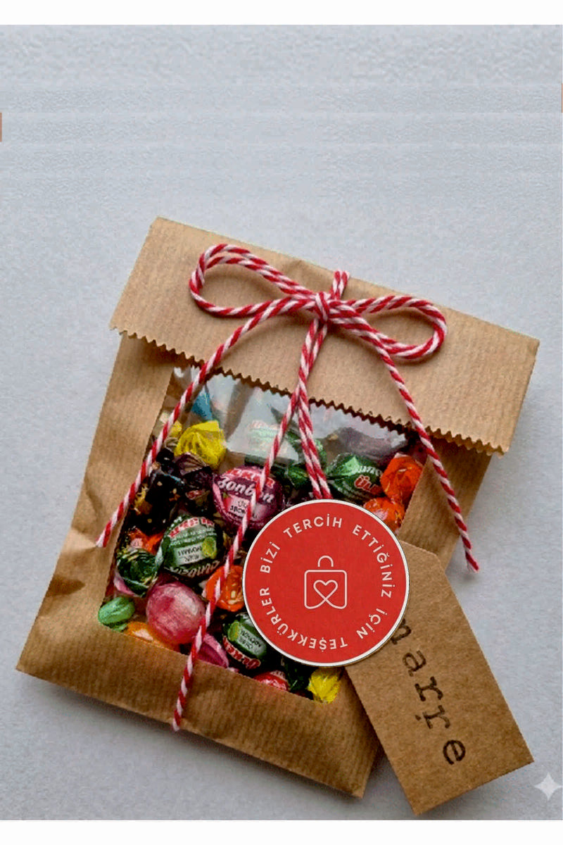 Paketlemeye özel 30 adet sticker, (farklı trend modeller ile mağazamızda kampanyalı olarak satışta)