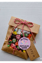 Paketleme Kutularına Özel Tasarım Etiketler 4 cm Çapında 15 Adet