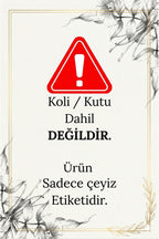 Isimli Özel Çeyiz Etiketi - 3 Farklı boyutta Toplam 46 adet Kendinden Yapışkanlı Etiket
