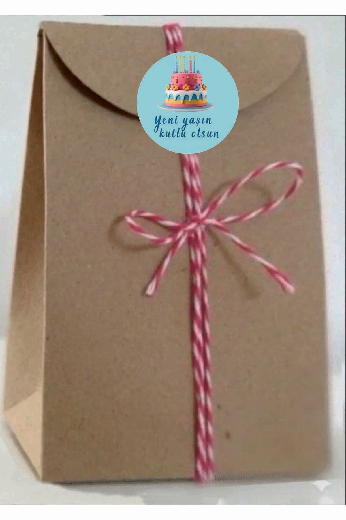 Doğum Günü tebrik sticker seti, 4x4 cm 15 adet Etiket seti