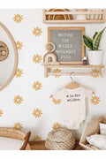 Boho Papatya Bebek Çocuk Odası Dekoratif Duvar Sticker Seti