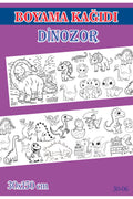 1,5 mt Dinozor Tema Çocuk Aktivite Dev Boyama Kağıdı