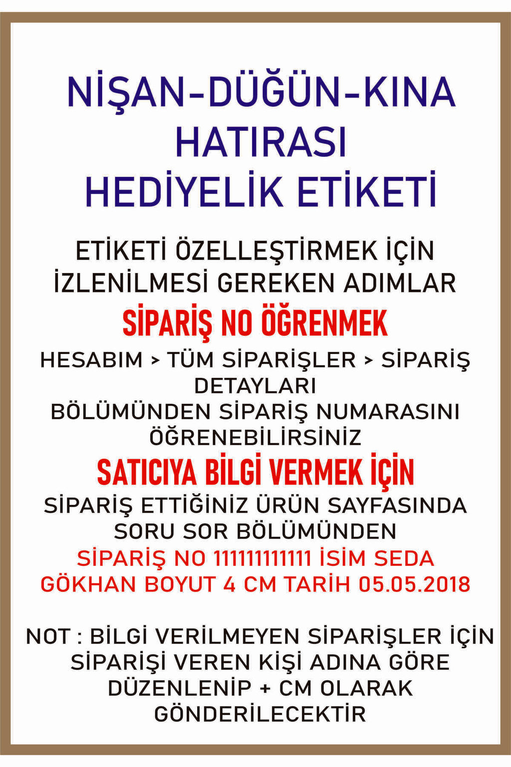 3 CM 4 CM 5 CM 6 CM NİŞAN-DÜĞÜN-KINA HATIRASI ETİKETİ KENDİNDEN YAPIŞKANLI KİŞİYE ÖZEL YUVARLAK