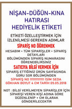 3 CM 4 CM 5 CM 6 CM NİŞAN-DÜĞÜN-KINA HATIRASI ETİKETİ KENDİNDEN YAPIŞKANLI KİŞİYE ÖZEL YUVARLAK
