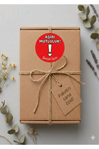 Paketleme Kutularına Özel Tasarım Etiketler 4 cm Çapında 15 Adet