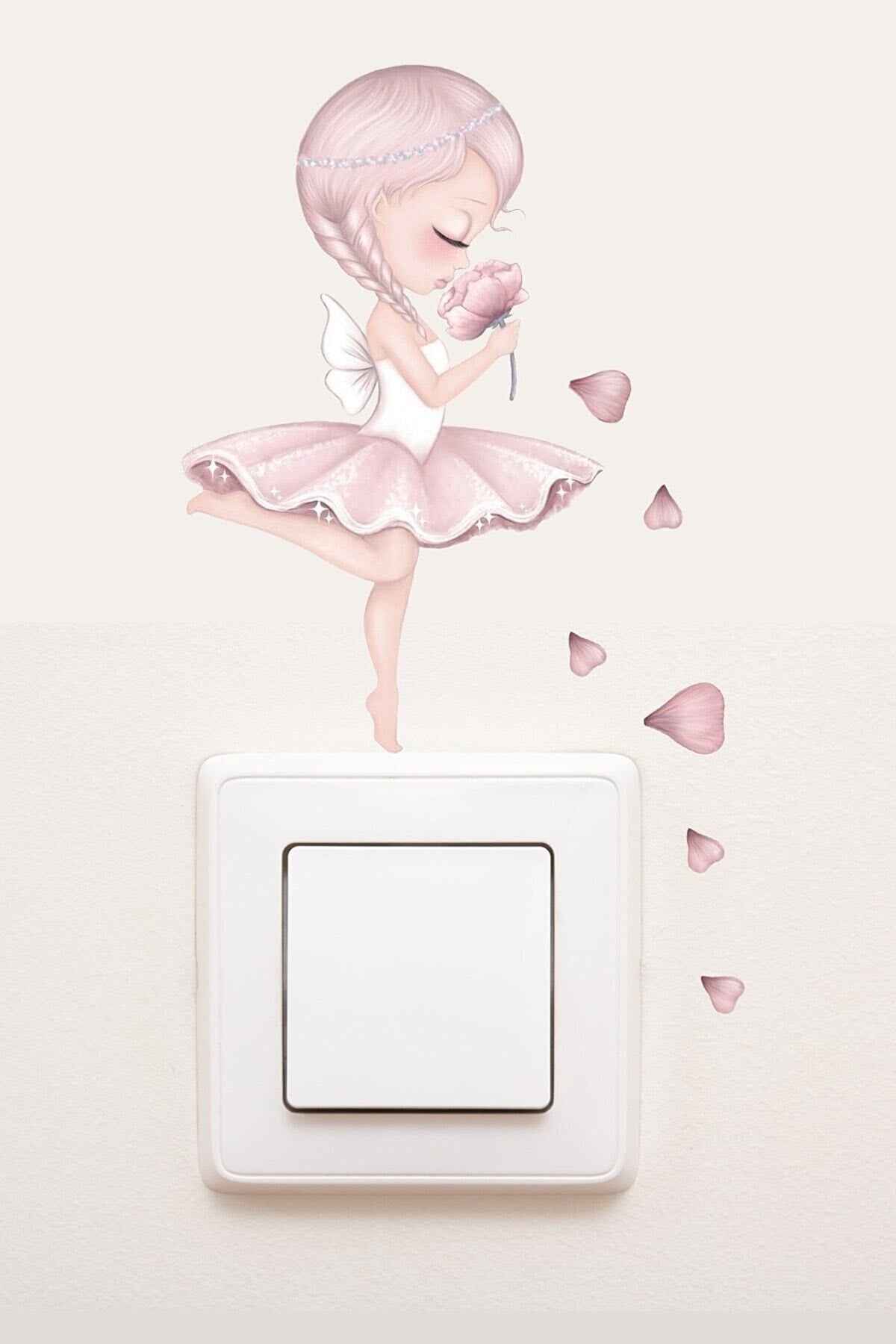 Pembe Sim Perisi Priz Sticker