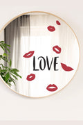Love Ayna Cam Duvar Sticker