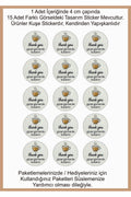 Paketlemeye özel 30 adet sticker, (farklı trend modeller ile mağazamızda kampanyalı olarak satışta)