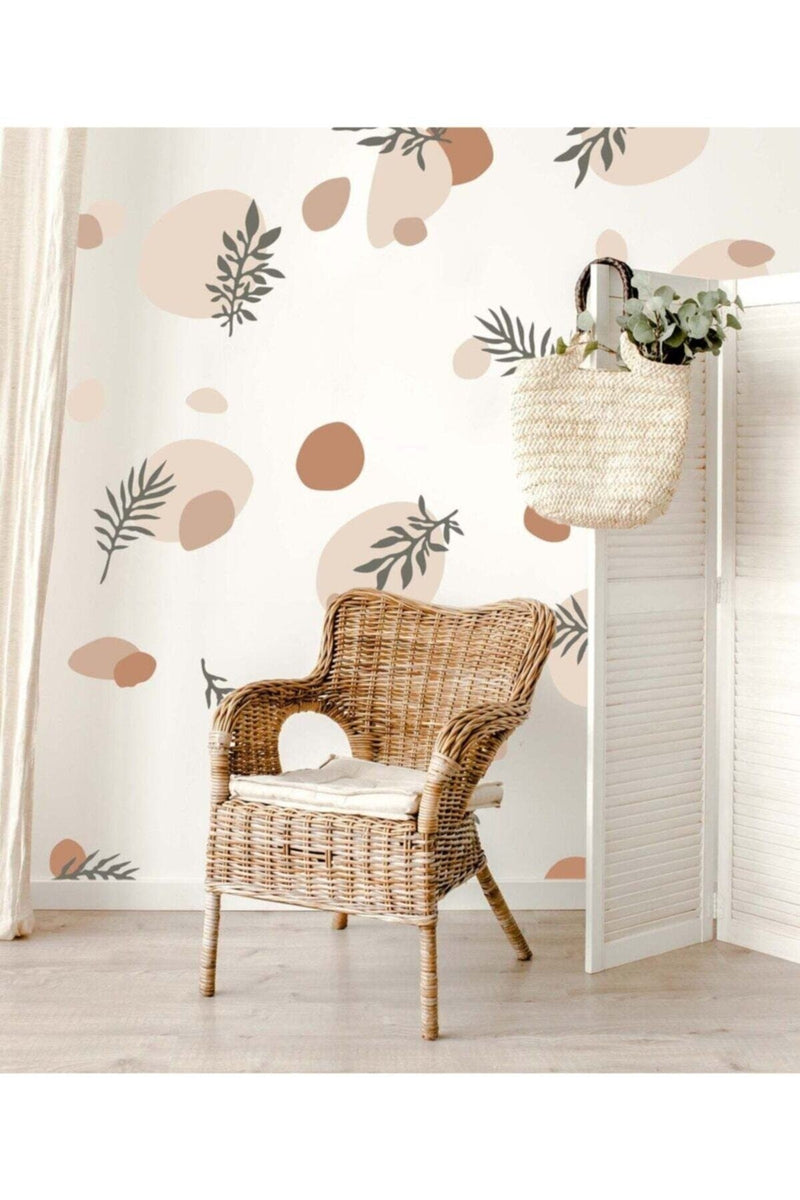 Boho Figürler Duvar Sticker Seti