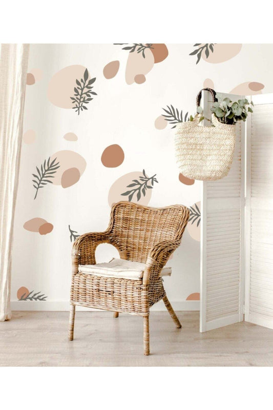 Boho Figürler Duvar Sticker Seti