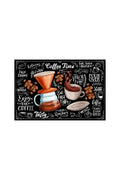 Kahve Zamanı - Coffee Time Duvar Sticker Renkli