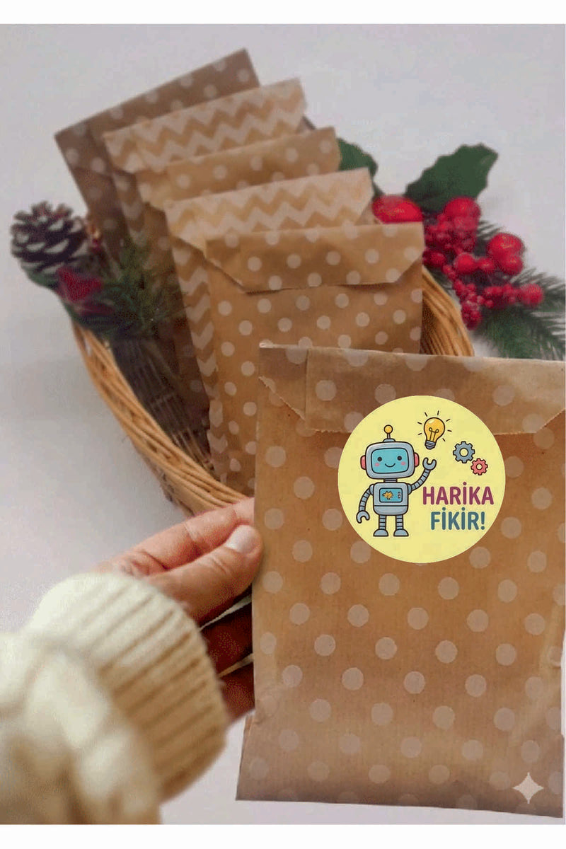 Ödev ve Paketlemeriniz için Etiketler , Öğretmenler için Harika Sticker Setleri 4 CM 60 ADET