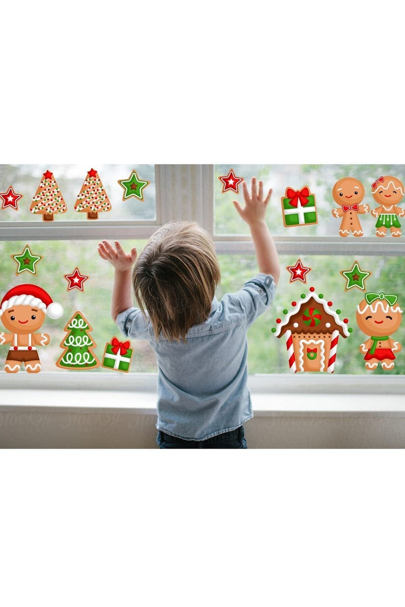 Kurabiye Adam Yılbaşı Yeni Yıl Bebek Ve Çocuk Odası Duvar Çıkartması Sticker R