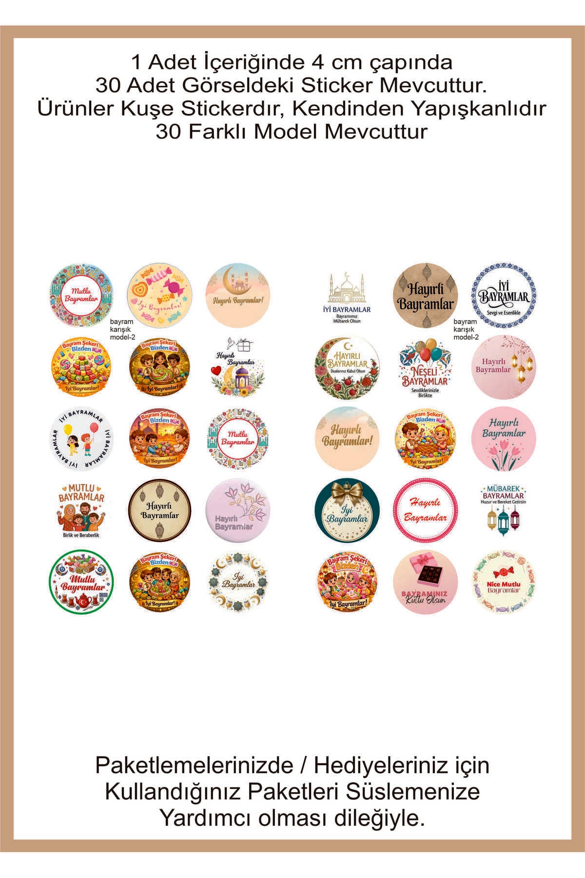 30 farklı görsel de İyi Bayramlar , Hayırlı Bayramlar, Ramazan Bayramı, Şeker Bayramı 4 cm