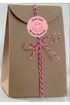 Paketleme Kutularına Özel Tasarım Etiketler 4 cm Çapında 15 Adet