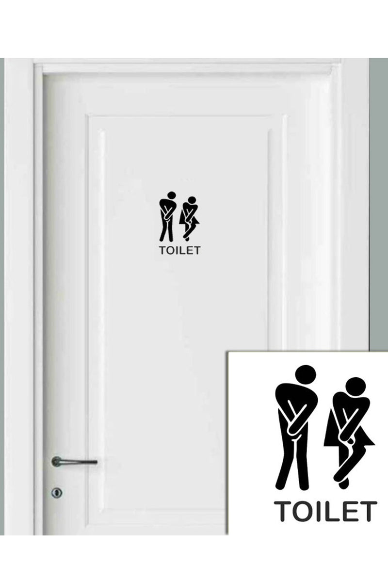 Dreamwallart Tuvalet Toilet Sticker Siyah