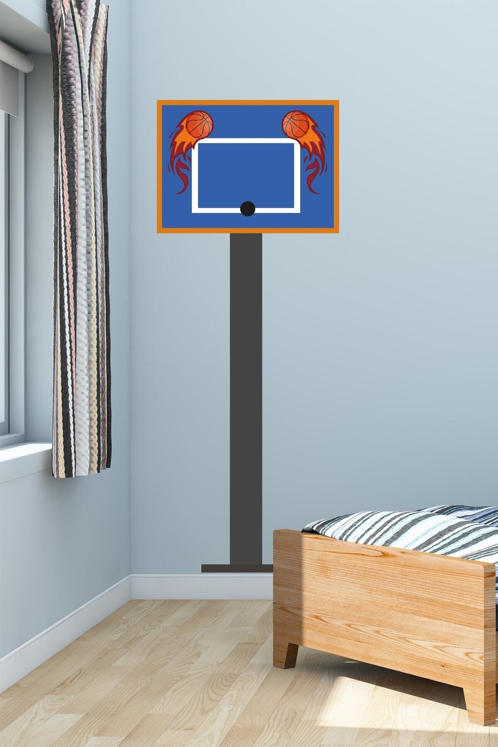 Basketbol Pota Duvar Sticker