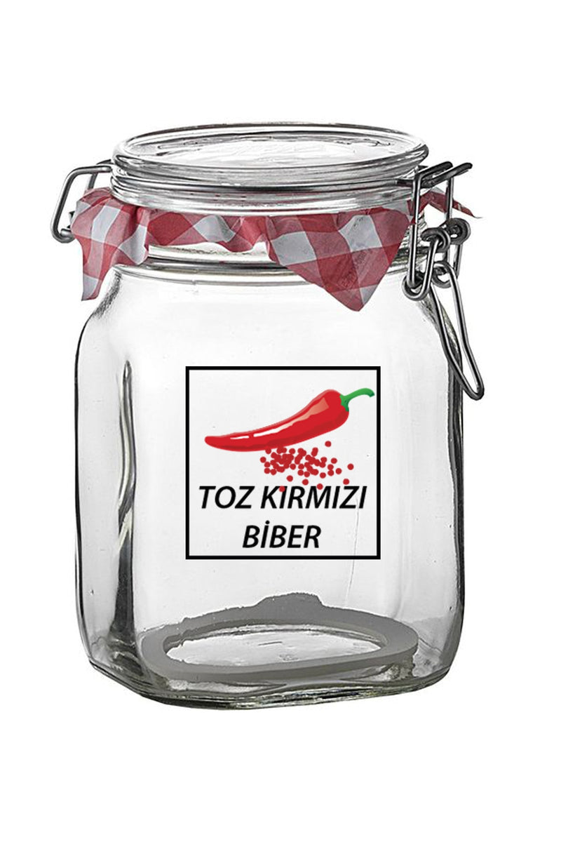 Şeffaf Baharatlık Kavanoz Etiketi - 40 Adet