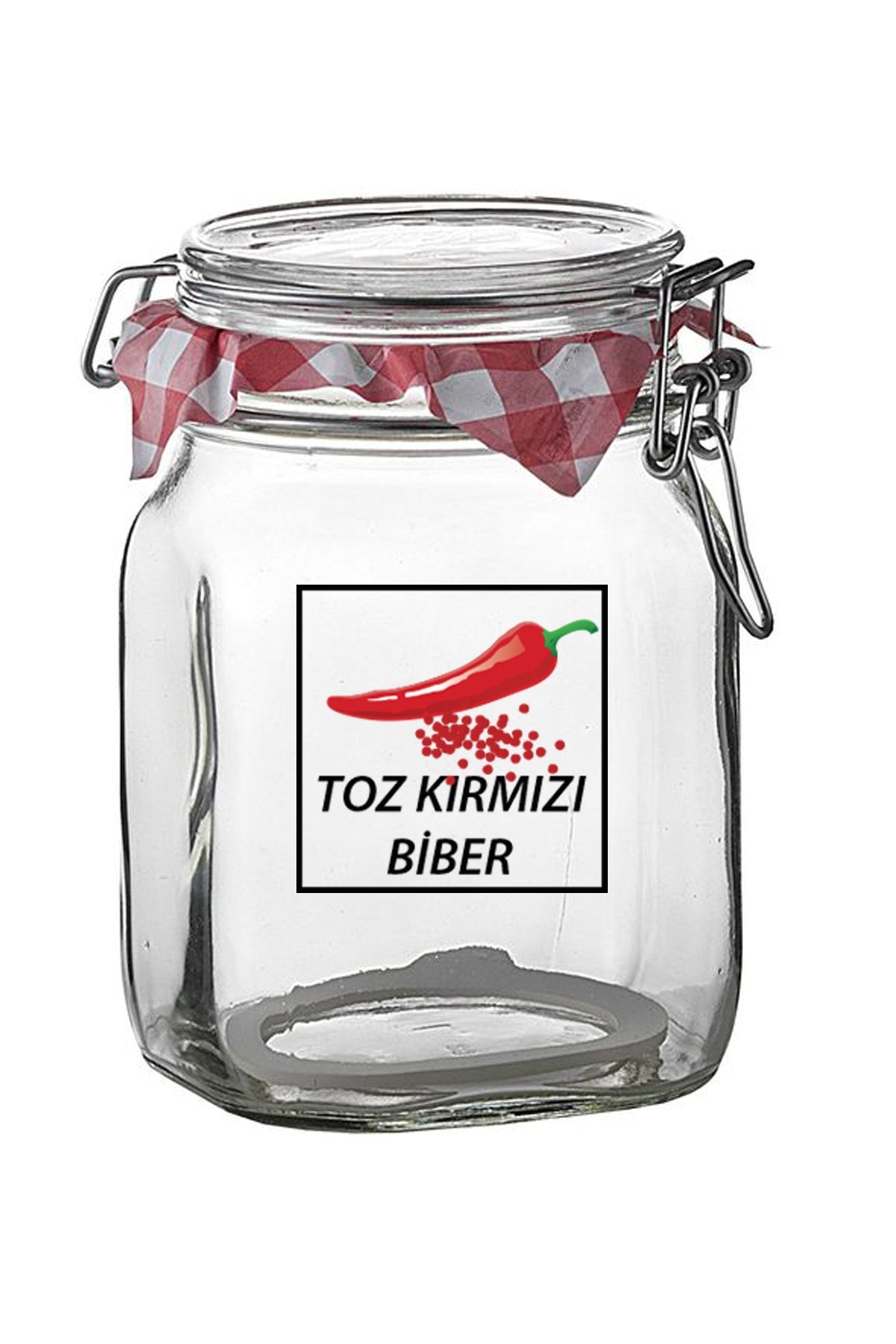 Şeffaf Baharatlık Kavanoz Etiketi - 40 Adet