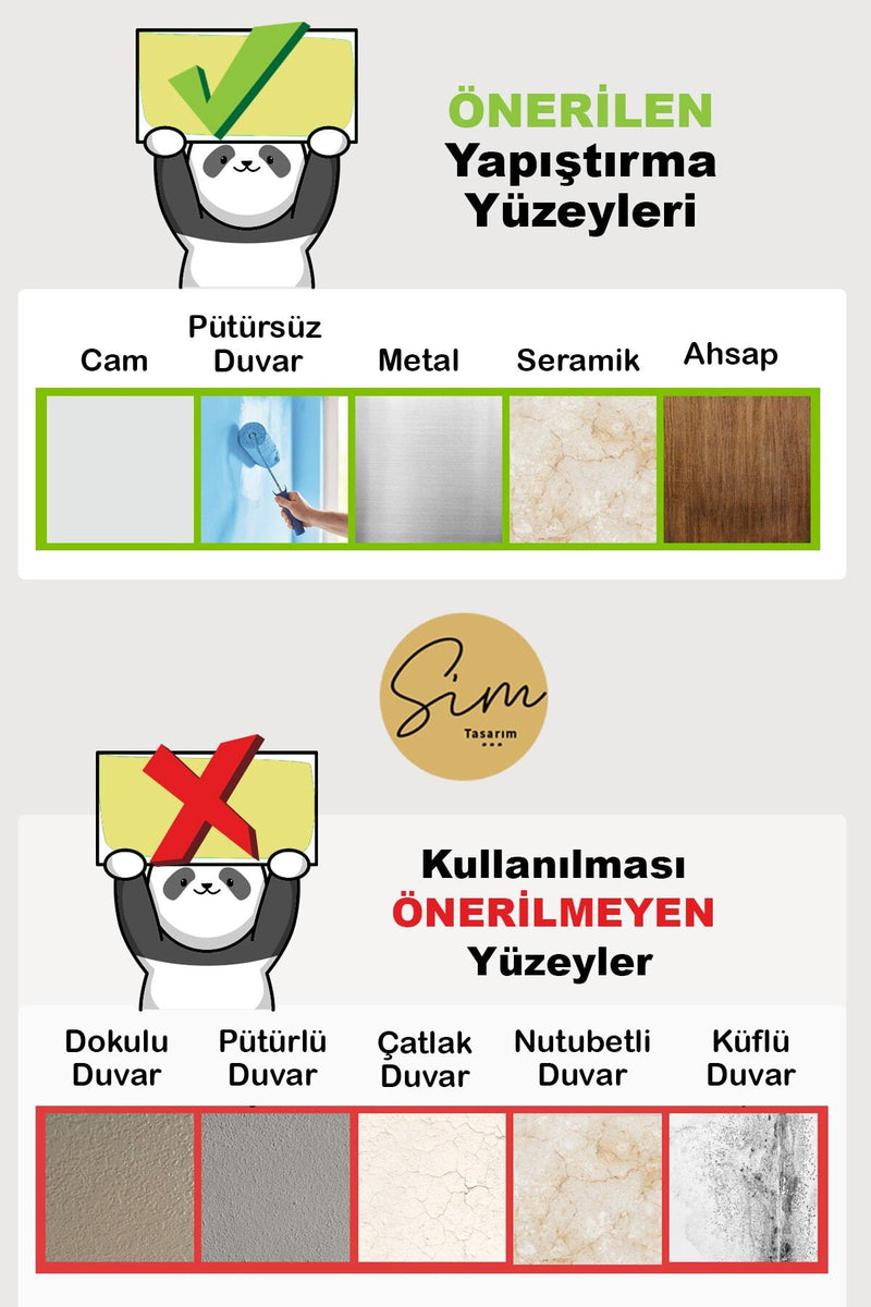 Safari Hayvanlar – 8li Set Duvar Sticker