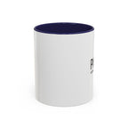 Paris Coordinates Accent Coffee Mug — City Travel Souvenir (11/15oz)
