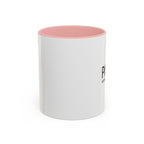Paris Coordinates Accent Coffee Mug — City Travel Souvenir (11/15oz)