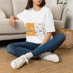 Dog Pattern T-Shirt — 'Best Friends' Cute Puppy Graphic Tee