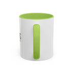 Paris Coordinates Accent Coffee Mug — City Travel Souvenir (11/15oz)