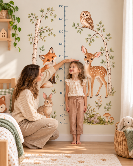 Orman Dostları Anaokulu Boy Ölçer Sticker – ST-HC-1004