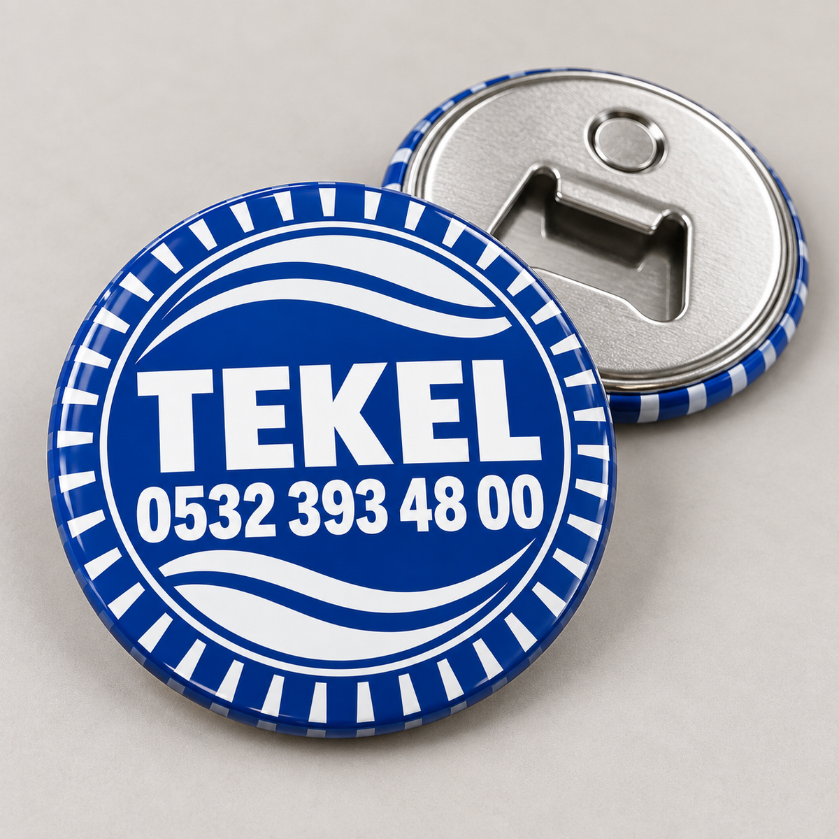 Tekel Mavi Beyaz Açacak – 10 Adet / 5,8 cm – FR-AC-3001 ürün mockup
