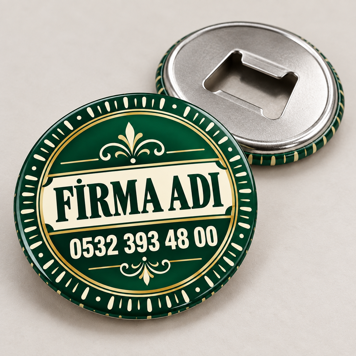 Firma İletişim Yeşil Açacak – 10 Adet / 5,8 cm – FR-AC-3005 ürün mockup