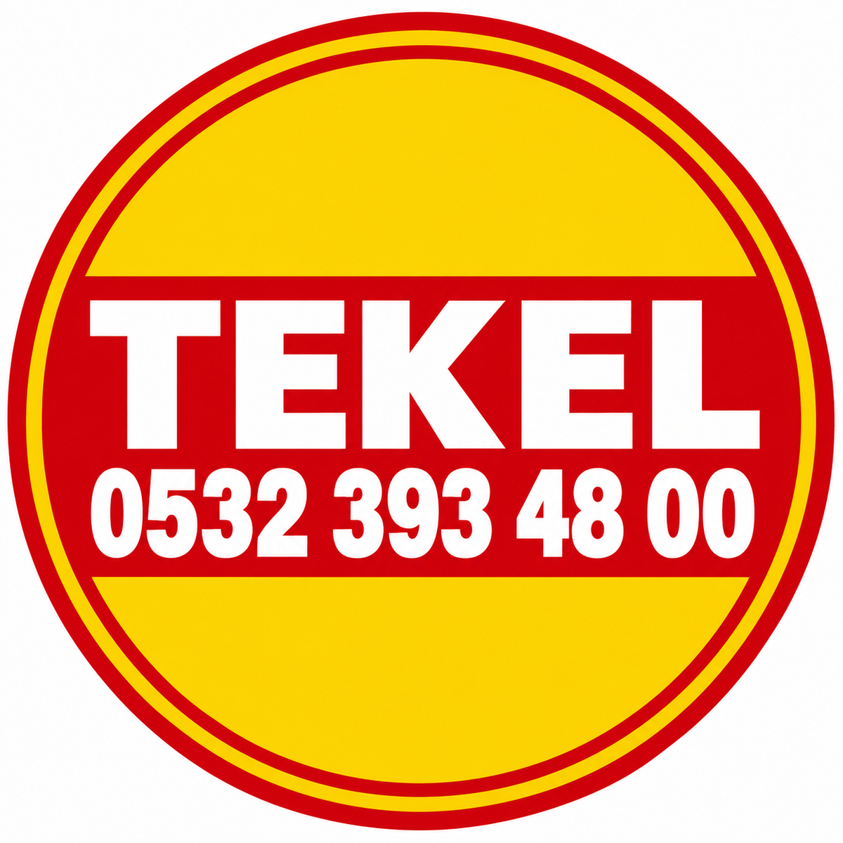 Tekel Altın Kırmızı Magnet 5,8 cm