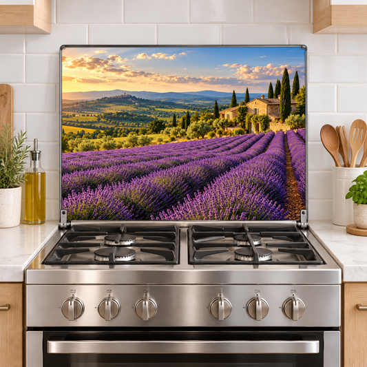 نموذج للتطبيق على غطاء موقد Lavender Garden OA-1004
