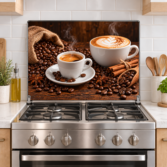 نموذج تطبيقي على غطاء موقد Coffee Enjoyment OA-1006