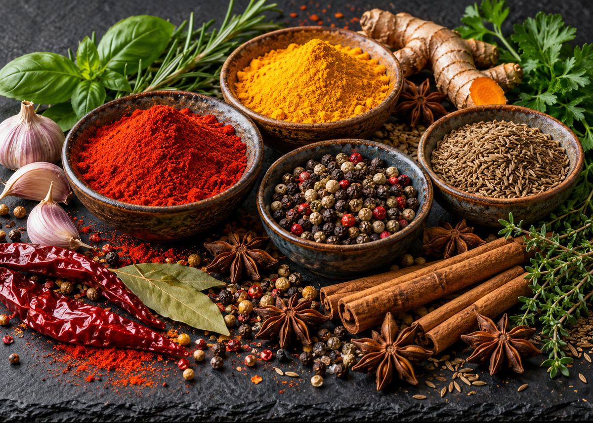 Baharat Harmanı OA-1009 düz baskı tasarımı
